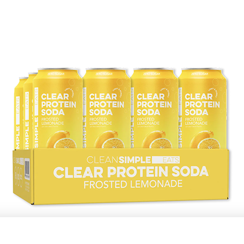 Frosted Lemonade Clear Protein Soda